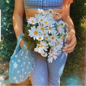 embroidered tulle bucket bolsa